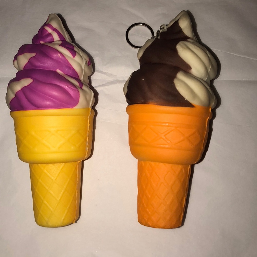 2 Ice-cream cone Squishies